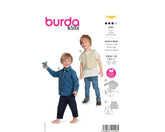 Schnittmuster burda kids - Hemd & Weste 9248